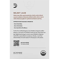 D'Addario Woodwinds Select Jazz, Soprano Saxophone - Unfiled,Box of 10