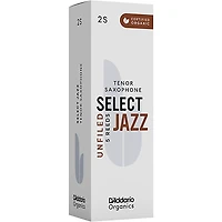 D'Addario Woodwinds Select Jazz, Tenor Saxophone Reeds - Unfiled,Box of 5