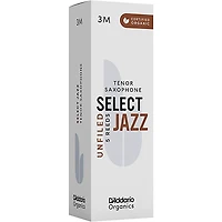 D'Addario Woodwinds Select Jazz, Tenor Saxophone Reeds - Unfiled,Box of 5