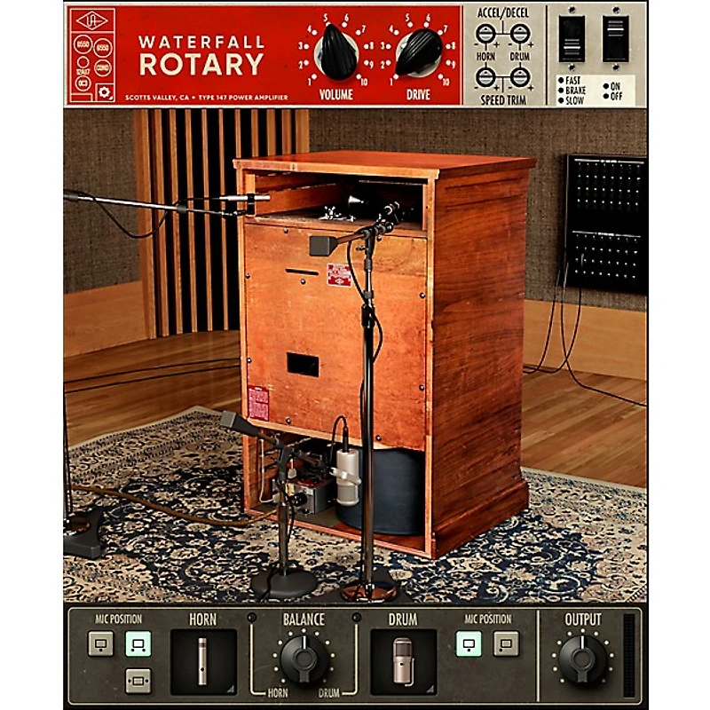 Universal Audio Waterfall Rotary Speaker - UADx Plug-In Download (Mac/Windows)