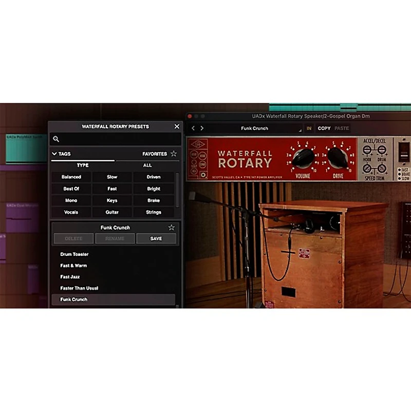Universal Audio Waterfall Rotary Speaker - UADx Plug-In Download (Mac/Windows)