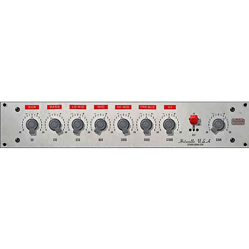 Universal Audio Hitsville EQ Collection - UADx and UAD-2 Plug-Ins (Software Download)