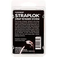 Dunlop Straplok Flush Mount Strap Retainer System Gold
