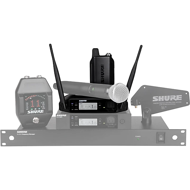 Shure GLX-D14+ Presenter System With BETA 98, 2.4 and 5.8gHz Bands