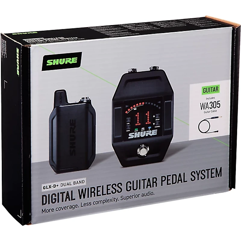 Shure GLX-D16+ Guitar Pedal System