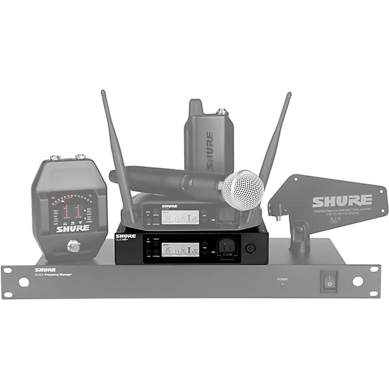 Shure GLXD4R+ Rackmount Wireless Receiver