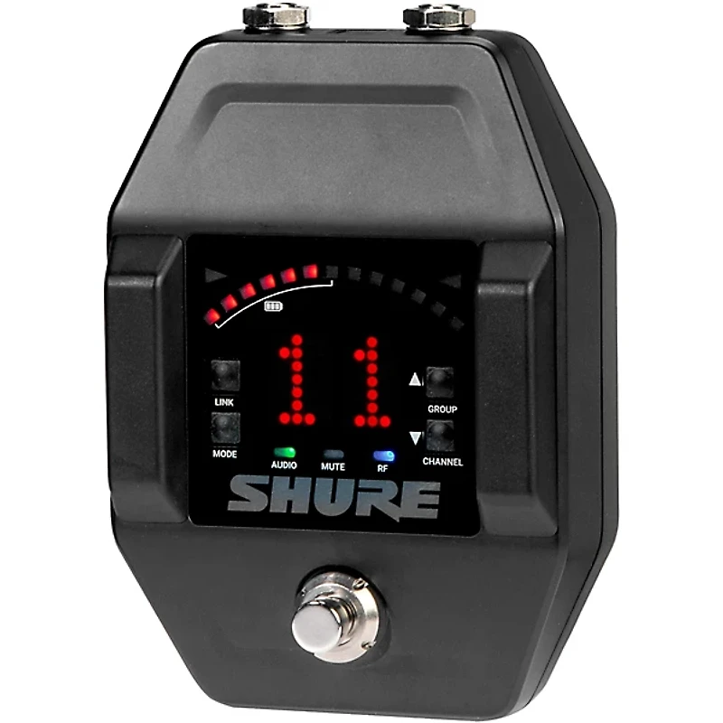 Shure GLX-D6+ Wireless Guitar Pedal Receiver