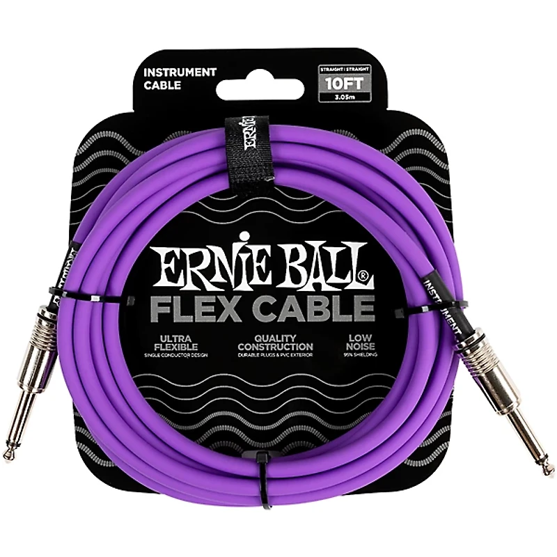 Ernie Ball Flex Straight to Straight Instrument Cable