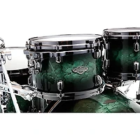 TAMA Starclassic Performer 5-Piece Shell Pack With 22" Bass Drum and Black Nickel Hardware Molten Steel Blue Burst