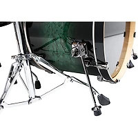 TAMA Starclassic Performer 5-Piece Shell Pack With 22" Bass Drum and Black Nickel Hardware Molten Steel Blue Burst