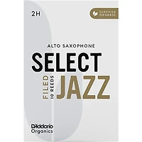 D'Addario Woodwinds Select Jazz, Alto Saxophone - Filed,Box of 10