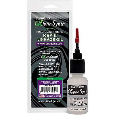 Superslick AlphaSynth Key and Linkage Synthetic Oil Lubricant 0.5 oz.