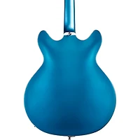 Guild Starfire I Bass Semi-Hollow Short Scale Double-Cut Electric Bass Guitar - Pelham Blue