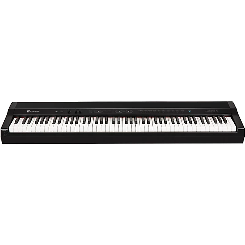 Williams Allegro IV 88-Key Digital Piano With Bluetooth and Sustain Pedal Black