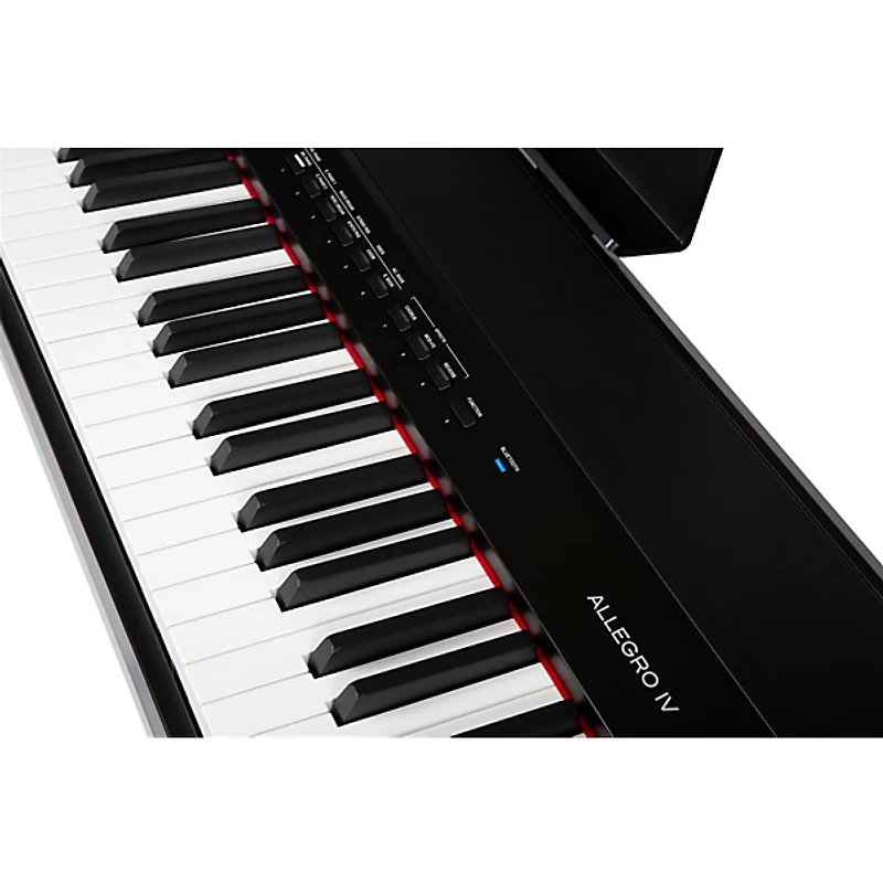 Williams Allegro IV 88-Key Digital Piano With Bluetooth and Sustain Pedal Black