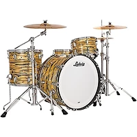 Ludwig Legacy Mahogany 3-Piece Pro Beat Shell Pack With 24" Bass Drum Lemon Oyster