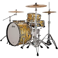 Ludwig Legacy Mahogany 3-Piece Pro Beat Shell Pack With 24" Bass Drum Lemon Oyster