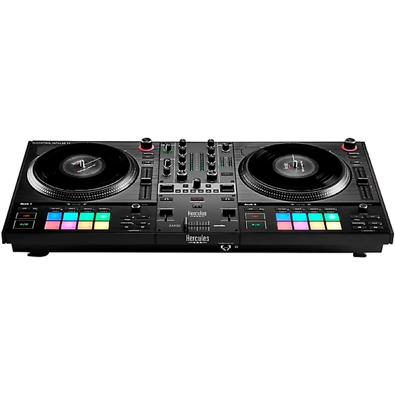 Hercules DJ DJControl Inpulse T7 2-Channel Motorized DJ Controller Black