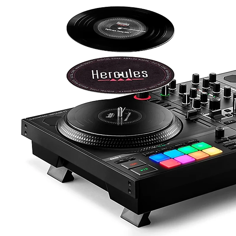 Hercules DJ DJControl Inpulse T7 2-Channel Motorized DJ Controller Black