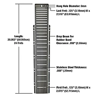Music Nomad Fret Shield Fretboard Protector Guard for F-25.50" Guitar Fret Scale