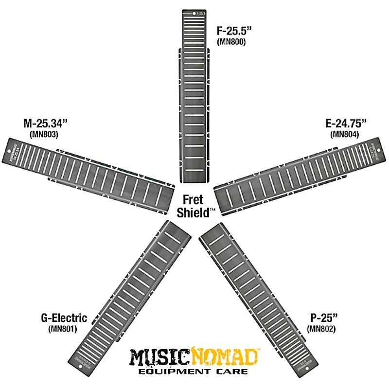 Music Nomad Fret Shield Fretboard Protector for P-25 Guitar Fret Scale