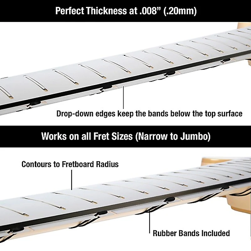 Music Nomad Fret Shield Fretboard Protector Guard for E-24.75" Guitar Fret Scale