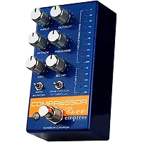 Empress Effects Bass Compressor Effects Pedal Blue Sparkle