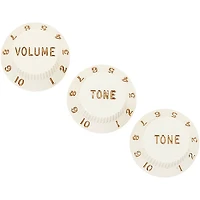 Fender Stratocaster Knob Sets Parchment