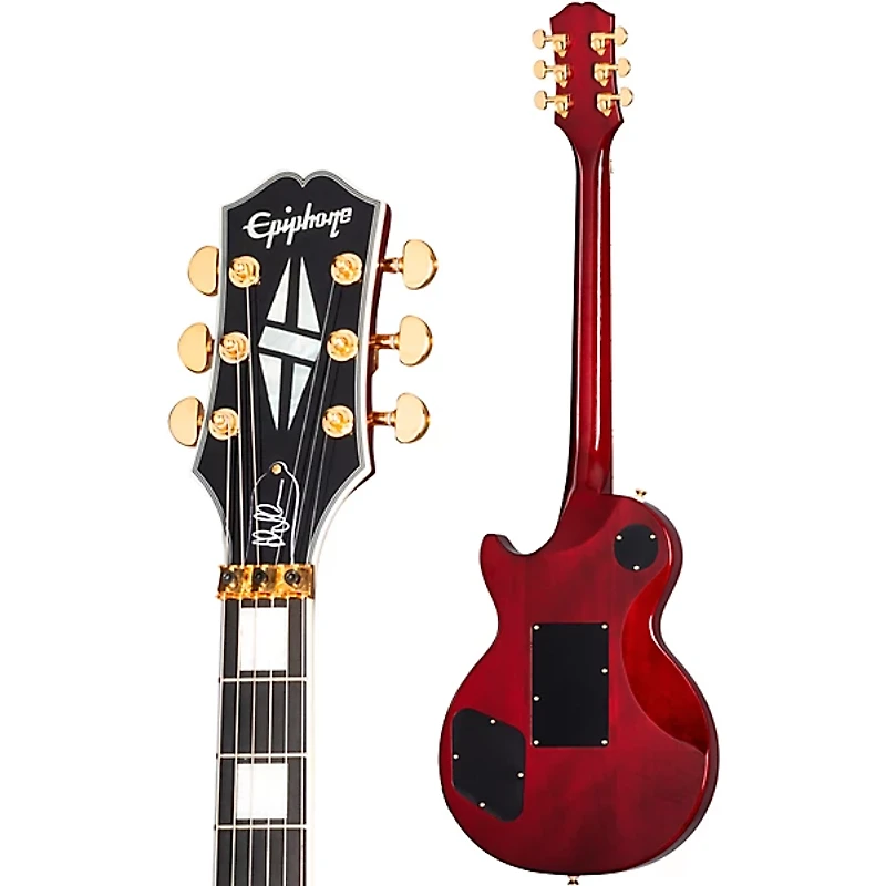 Epiphone Alex Lifeson Les Paul Custom Axcess Electric Guitar - Ruby