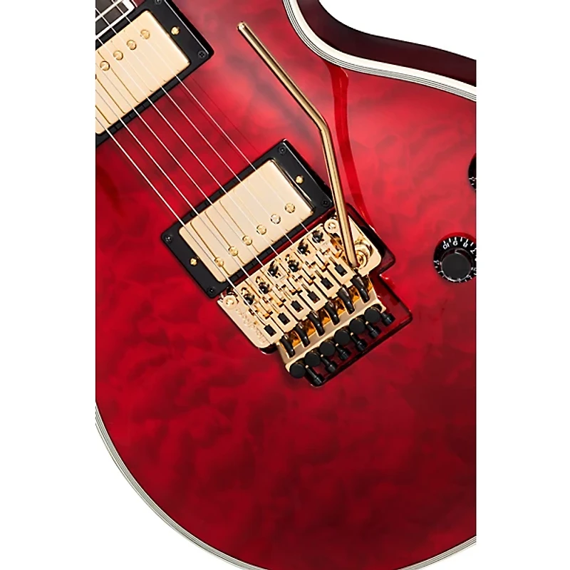 Epiphone Alex Lifeson Les Paul Custom Axcess Electric Guitar - Ruby