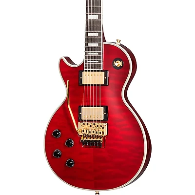 Epiphone Alex Lifeson Les Paul Custom Axcess Left-Handed Electric Guitar Ruby