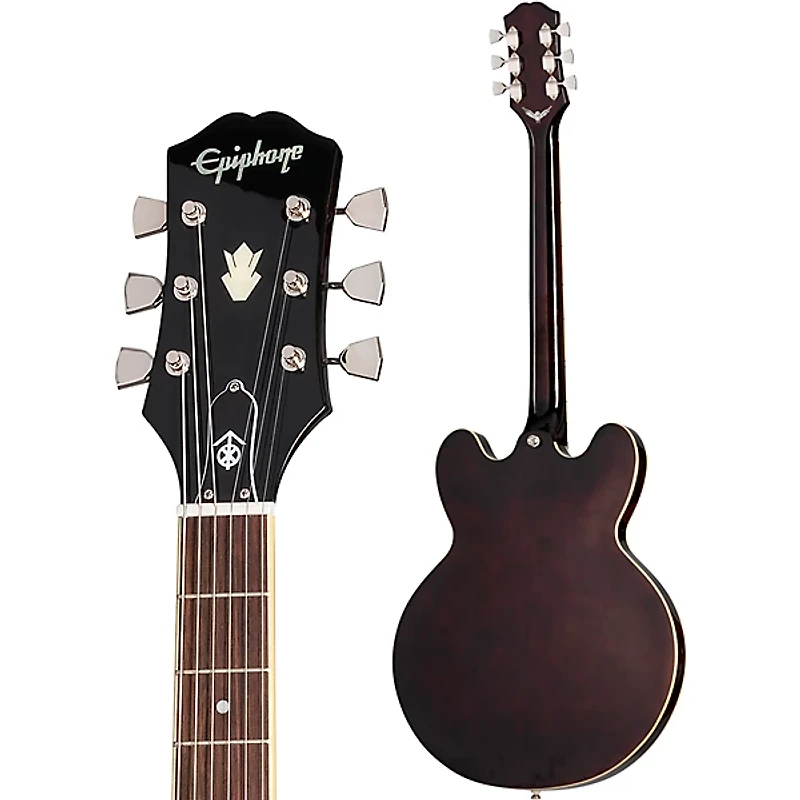 Epiphone Jim James ES-335 Semi-Hollow Electric Guitar Seventies Walnut