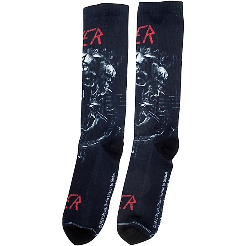 Perri's Slayer Dye Sub Crew Socks Style 1 Black