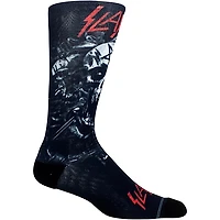 Perri's Slayer Dye Sub Crew Socks Style 1 Black