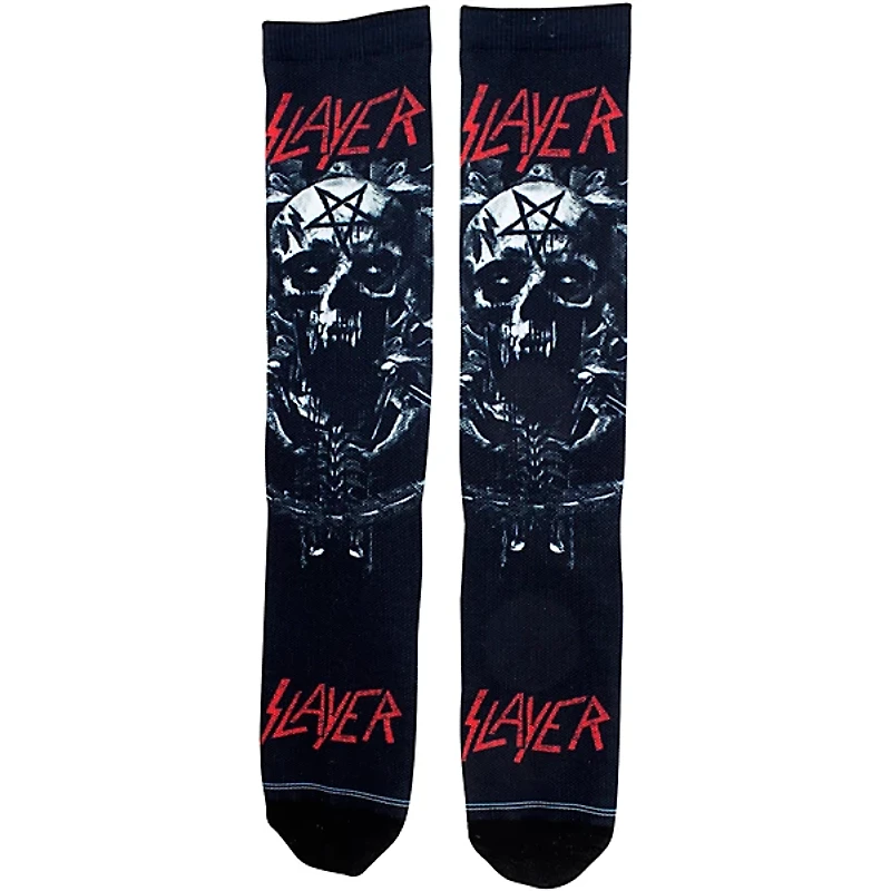 Perri's Slayer Dye Sub Crew Socks Style 1 Black