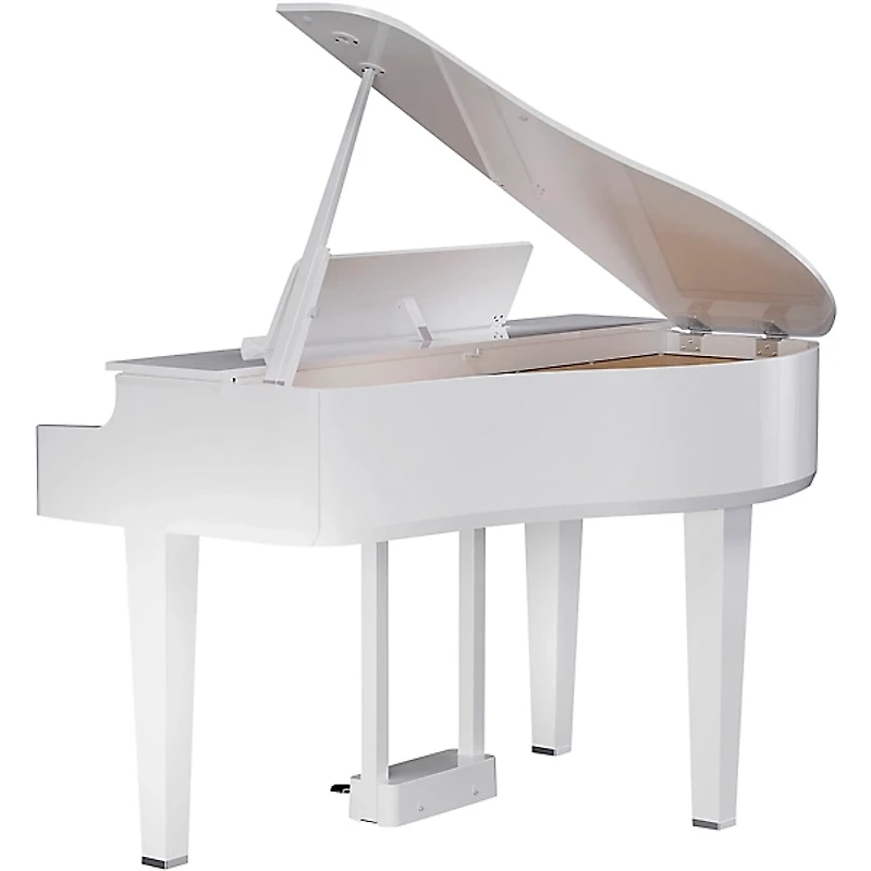 Roland GP-6 Digital Grand Piano With Bench Polished White