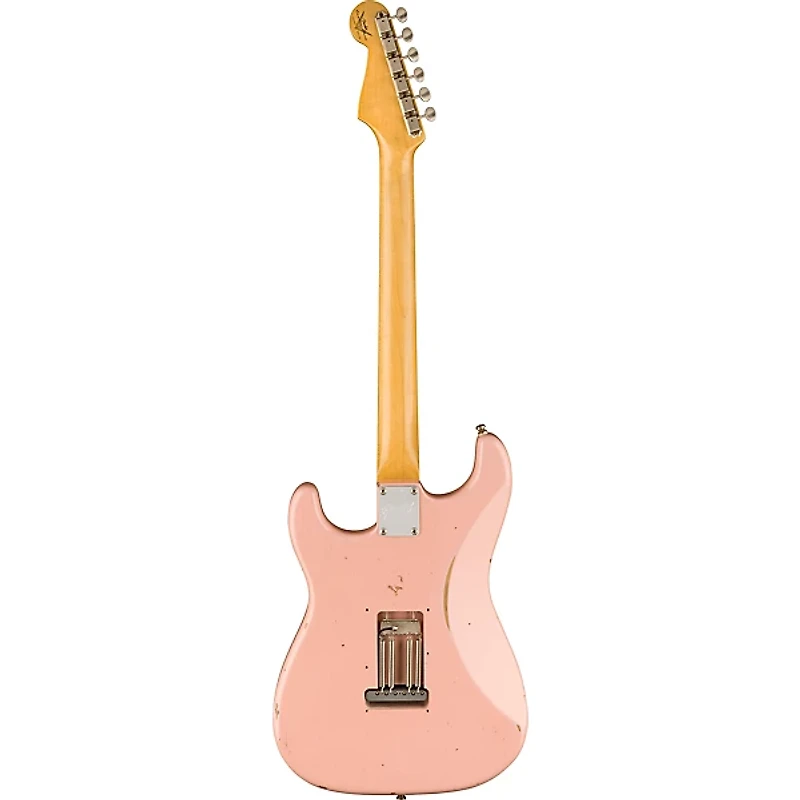 Fender Custom Shop Limited-Edition Tyler Bryant "Pinky" Stratocaster Relic Electric Guitar Aged Shell Pink