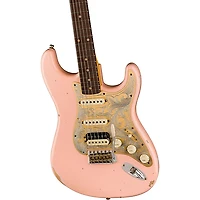 Fender Custom Shop Limited-Edition Tyler Bryant "Pinky" Stratocaster Relic Electric Guitar Aged Shell Pink