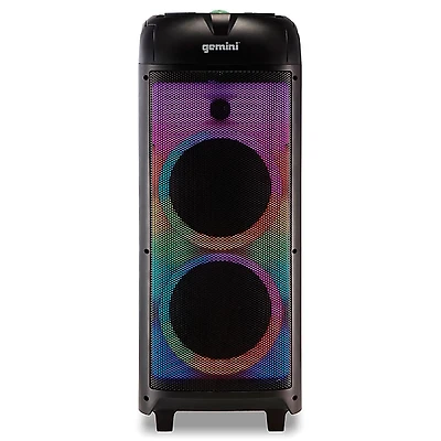 Gemini GPLT-360 360 Portable Bluetooth Speaker With LED Party Lighting