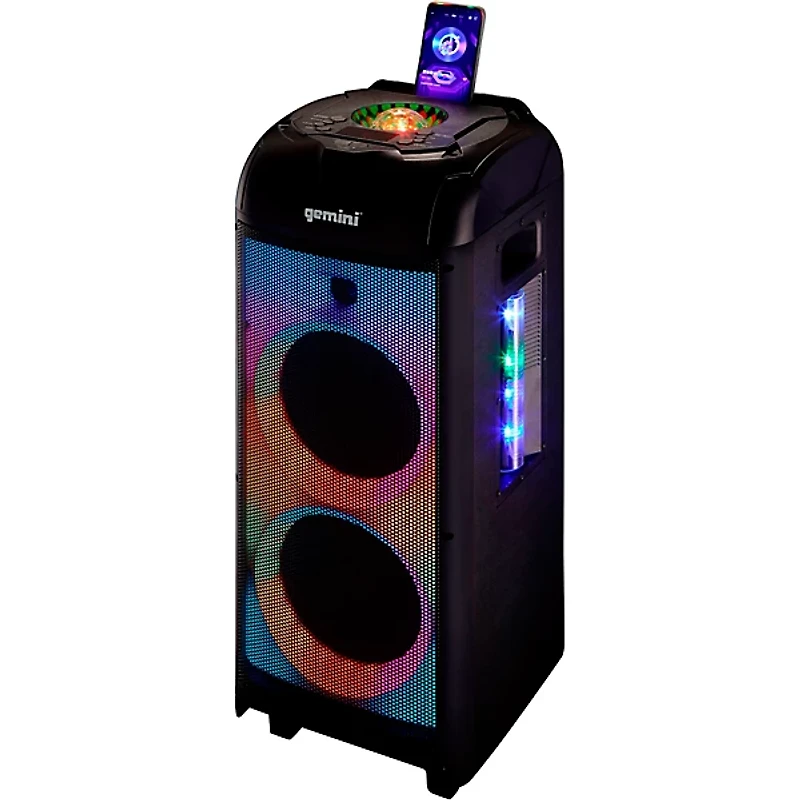 Gemini GPLT-360 360 Portable Bluetooth Speaker With LED Party Lighting