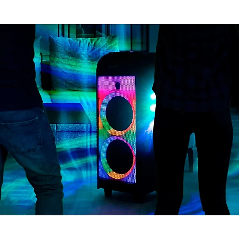 Gemini GPLT-360 360 Portable Bluetooth Speaker With LED Party Lighting