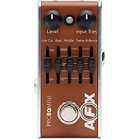 Fishman AFX Pro EQ Mini Acoustic Preamp & EQ Effects Pedal Brown