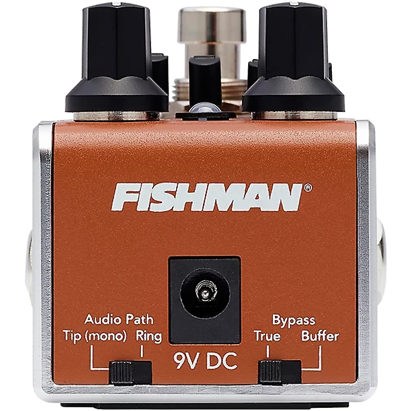Fishman AFX Pro EQ Mini Acoustic Preamp & EQ Effects Pedal Brown