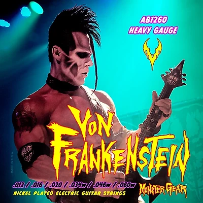 Von Frankenstein Monster Gear Nickel-Plated Electric Guitar Strings -