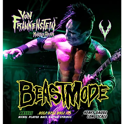 Von Frankenstein Monster Gear BeastMode Nickel Plated Bass Strings