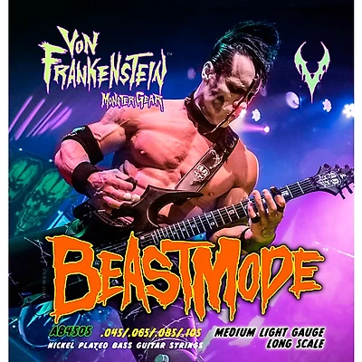 Von Frankenstein Monster Gear BeastMode Nickel Plated Bass Strings