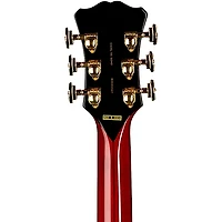 D'Angelico Excell SS Soho Hollowbody Electric Guitar With Stairstep Tailpiece Dark Cherry Burst