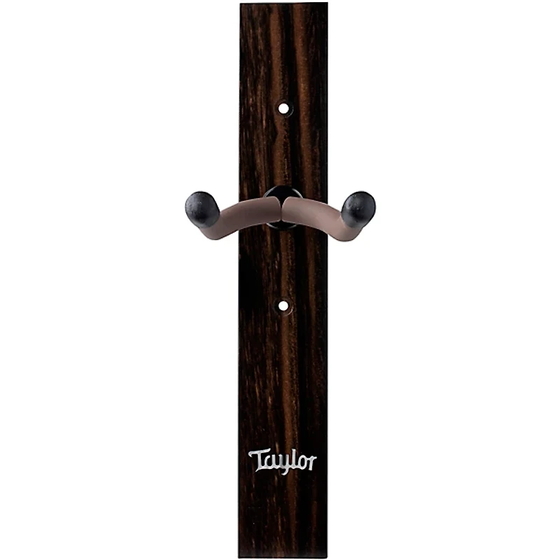 Taylor Guitar Wall Hanger With Taylor Logo Inlay Ebony