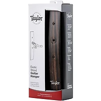 Taylor Guitar Wall Hanger With Taylor Logo Inlay Ebony