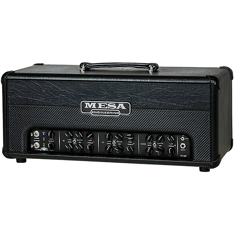 MESA/Boogie Triple Crown TC-50 50W Tube Guitar Amp Head - Bronco Tolex, Black